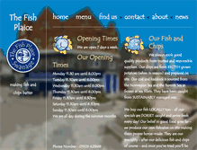 Tablet Screenshot of fishplaice.co.uk